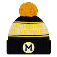 Michigan Wolverines New Era A3 Vintage Knit Beanie
