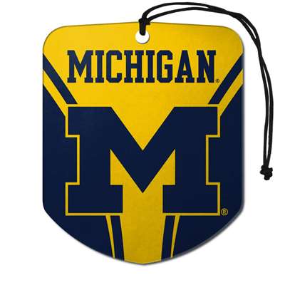 Michigan Wolverines Shield Air Fresheners - 2 Pack