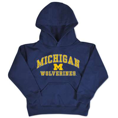 Michigan Wolverines Kids Pullover Hoodie Sweatshirt