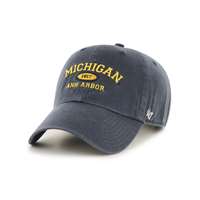 Michigan Wolverines 47 Brand Established Clean Up Adjustable Hat