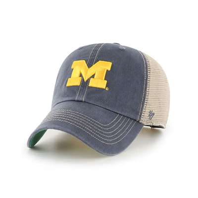 Michigan Wolverines 47 Brand Trawler Clean Up Adjustable Hat