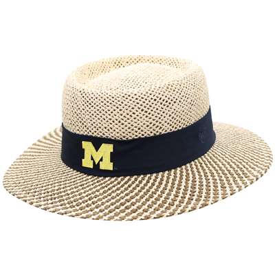Michigan Wolverines Top of the World Sand Trap Straw Hat
