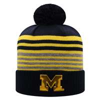 Michigan Wolverines Top of the World Frio Cuff Knit Beanie
