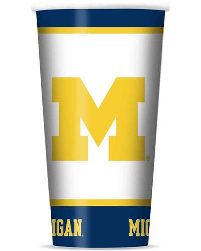 Michigan Wolverines Disposable Paper Cups - 20 Pack