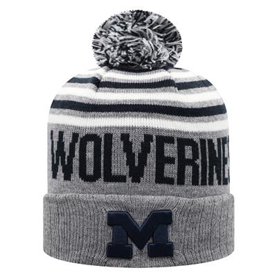 Michigan Wolverines Top of the World Ensuing Cuffed Knit Beanie