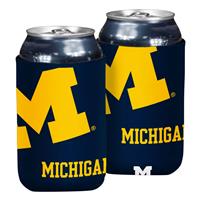 Michigan Wolverines Oversized Logo Flat Coozie