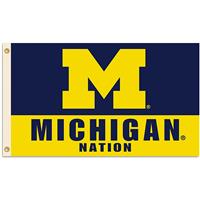 Michigan Wolverines 3' x 5' Flag - Michigan Nation