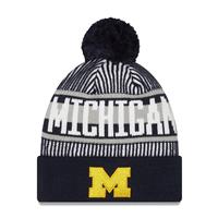 Michigan Wolverines New Era Striped Knit