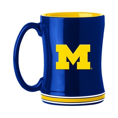 Michigan Wolverines 14oz Relief Coffee Mug