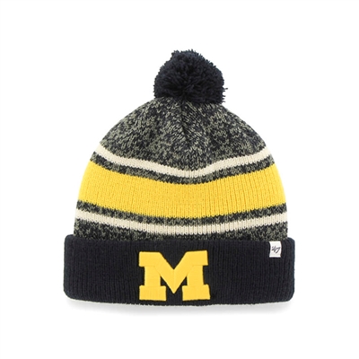 Michigan Wolverines 47 Brand Fairfax Cuff Knit Beanie