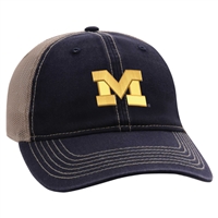 Michigan Wolverines Ahead Wharf Adjustable Hat