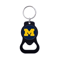 Michigan Wolverines Bottle Opener Keychain - Black
