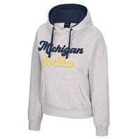 Michigan Wolverines Womens Colosseum Sugar Embosse
