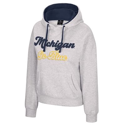 Michigan Wolverines Womens Colosseum Sugar Embosse