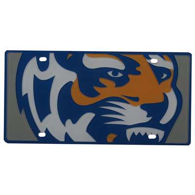 Memphis Tigers Full Color Mega Inlay License Plate