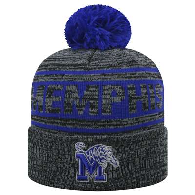 Memphis Tigers Top of the World Sock It 2 Me Knit Beanie