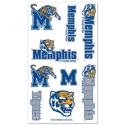 Memphis Tigers Temporary Tattoos