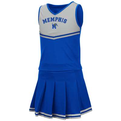 Memphis Tigers Youth Girls Colosseum Pinky Cheer Dress Set