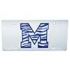 Memphis Tigers License Plate - Mirrored - Tiger Stripes