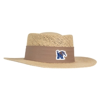Memphis Tigers Ahead Gambler Straw Hat