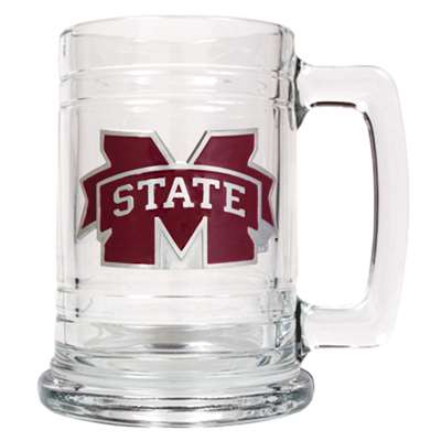 Mississippi State Bulldogs 16oz Glass Tankard