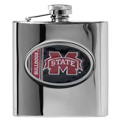 Mississippi State Bulldogs Stainless Steel Hip Flask