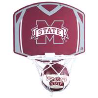 Mississippi State Bulldogs Mini Basketball And Hoop Set