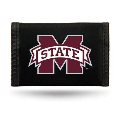 Mississippi State Bulldogs Nylon Tri-Fold Wallet