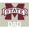 Mississippi State Bulldogs Transfer Decal - Dad