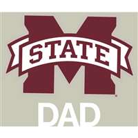 Mississippi State Bulldogs Transfer Decal - Dad
