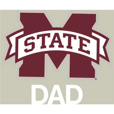 Mississippi State Bulldogs Transfer Decal - Dad