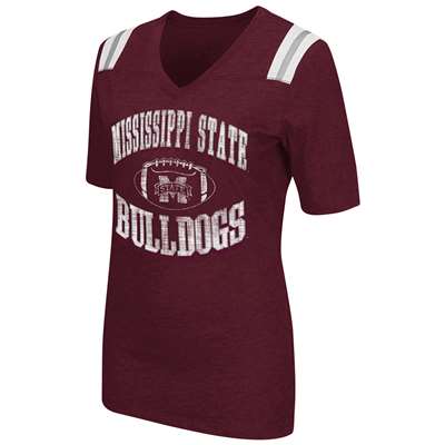 Mississippi State Bulldogs Women's Artistic T-Shirt