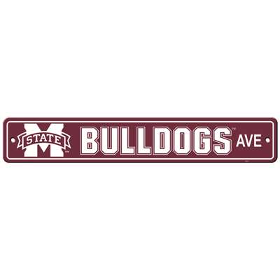Mississippi State Bulldogs Plastic Street Sign