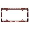 Mississippi State Bulldogs Plastic License Plate Frame