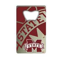 Mississippi State Bulldogs Steel Credit Card Bottle Opener