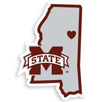 Mississippi State Bulldogs Home State Decal