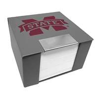 Mississippi State Bulldogs Leather Memo Cube Holder