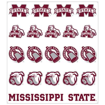 Mississippi State Bulldogs Multi-Purpose Vinyl Sticker Sheet