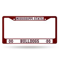 Mississippi State Bulldogs Team Color Chrome License Plate Frame