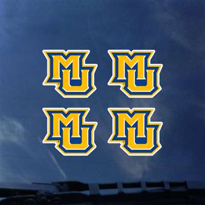 Marquette Golden Eagles Transfer Decals - Set of 4