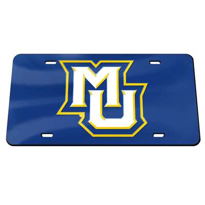 Marquette Golden Eagles Inlaid Acrylic License Plate