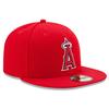 Los Angeles Angels New Era 5950 Fitted Hat - Game - Red