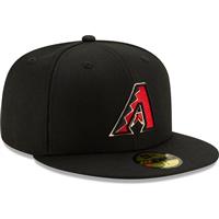 Arizona Diamondbacks New Era 5950 Fitted Hat - Alt - Black