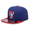 Texas Rangers New Era 5950 Batting Practice Fitted Hat - Royal