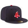 Boston Red Sox New Era 5950 Fitted Hat - Alt - Navy