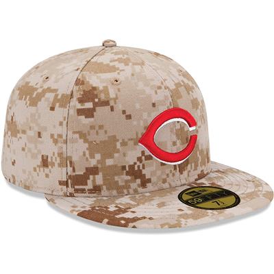 Cincinnati Reds New Era 5950 Fitted Hat - Alt 2 - Camo