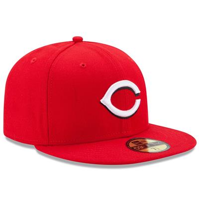 Cincinnati Reds New Era 5950 Fitted Hat - Home - Red