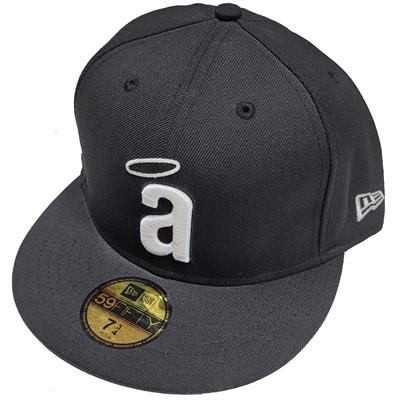 Los Angeles Angels New Era 5950 Fitted Hat - Black