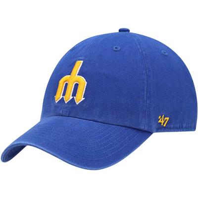 Seattle Mariners 47 Brand Clean Up Adjustable Hat