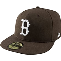 Boston Red Sox New Era 5950 Basic Fitted Hat - Bro